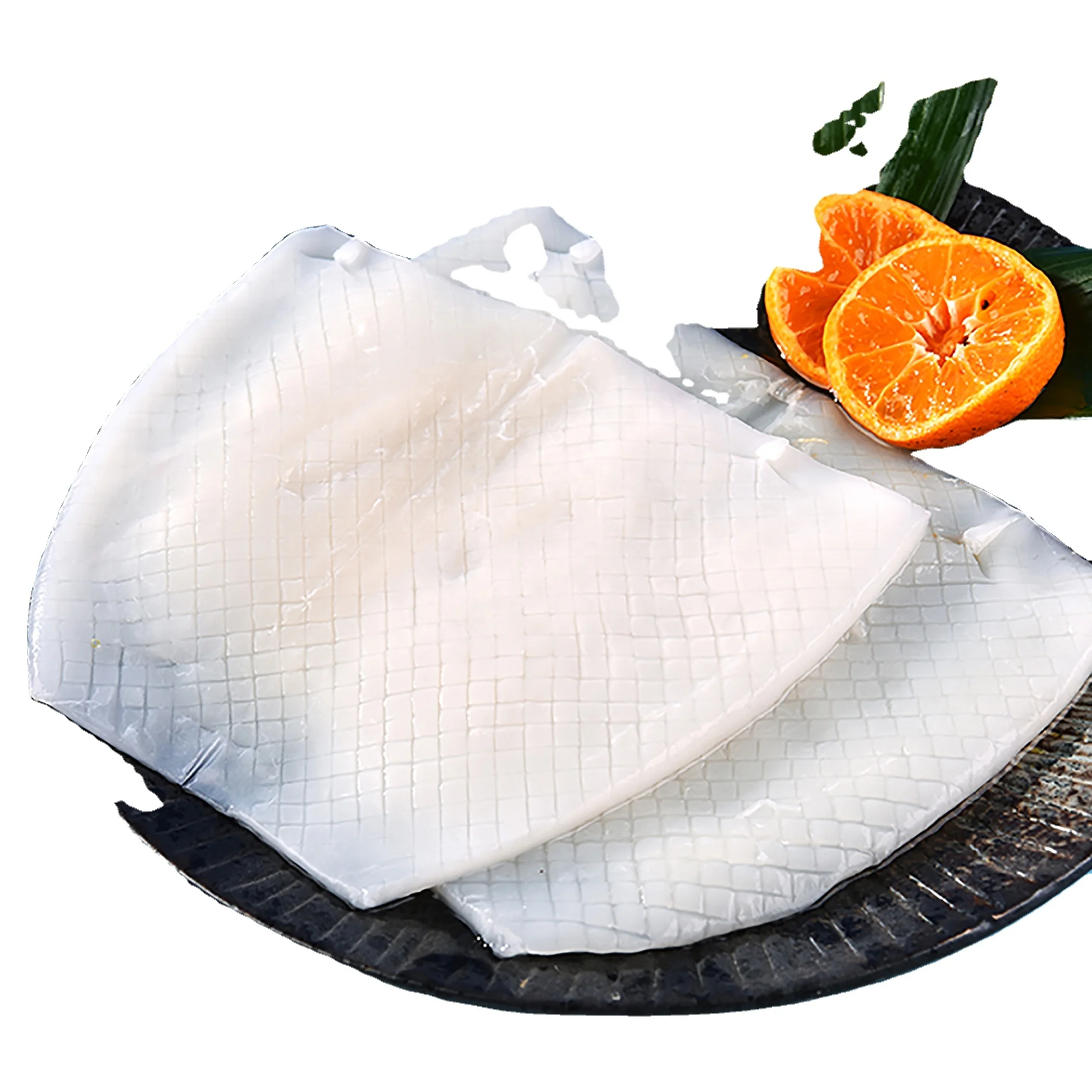 
frozen squid pineapple cut fillets 