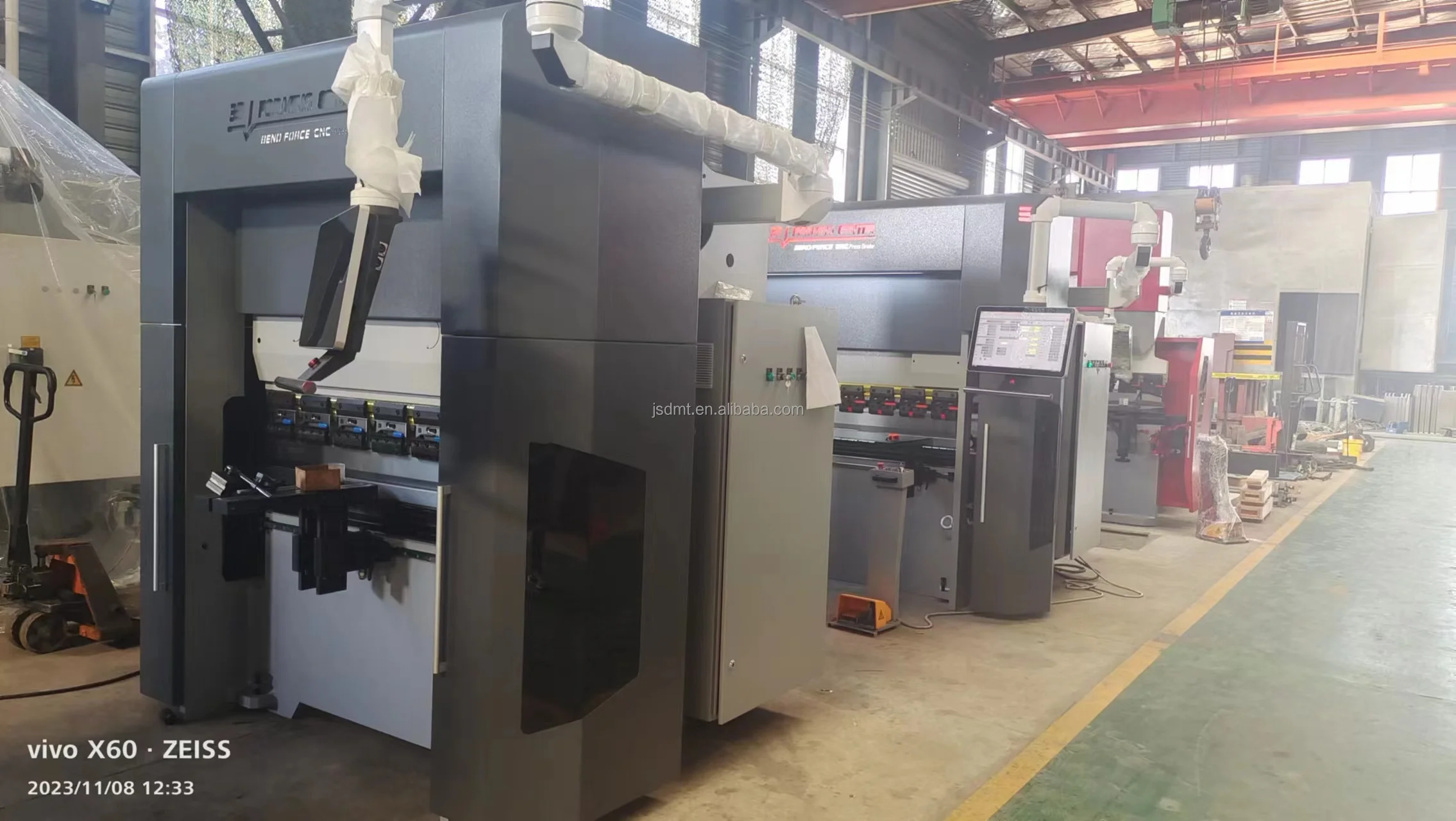 Eco friendly EPB Gantry type 63T1600 electric servo press brake with Delem DA69T