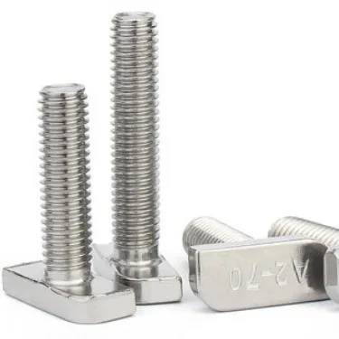 Stock Factory Price M8 M10 SS304 A2 Stainless Steel Hammer T Head Bolt For Solar And Aluminum Profile
