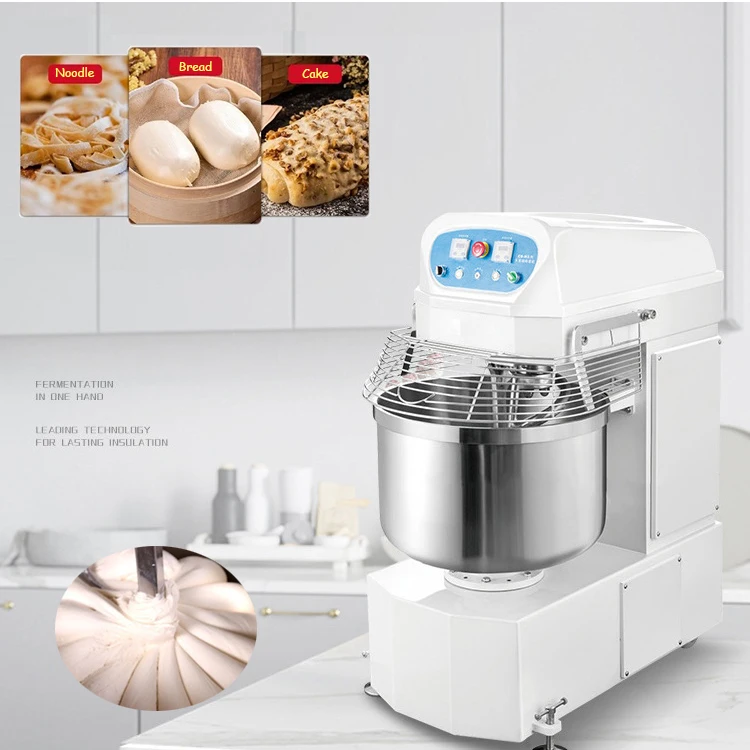 Best Spiral Dough Mixer With 3/5/8/12/16/20/25/50/75/100Kg Flour Mixer Bread Making Machine Bakery Equipment