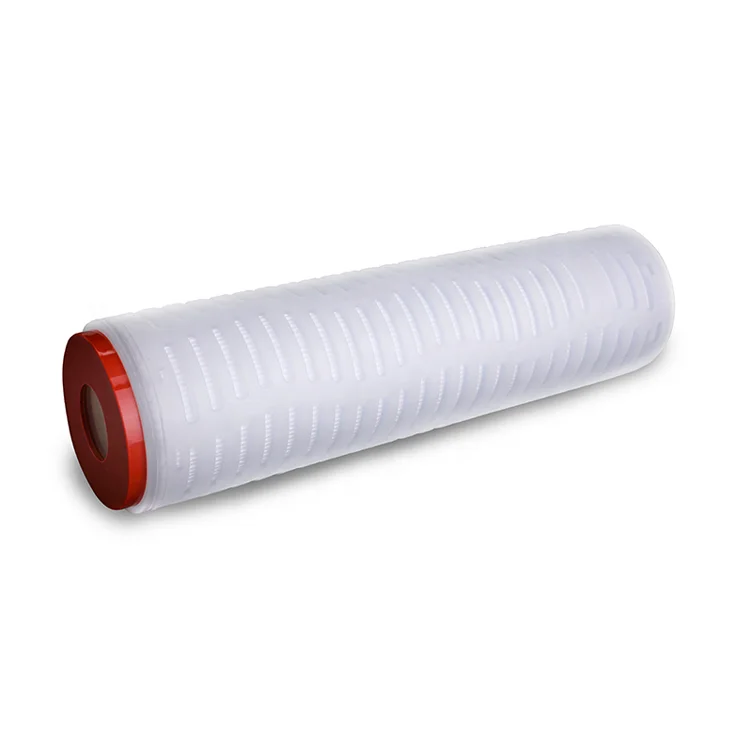 Food and Beverages filtration 0.45 um Hydrophilic Asymmetric PES membrane pleated cartridge filters for wine filtration