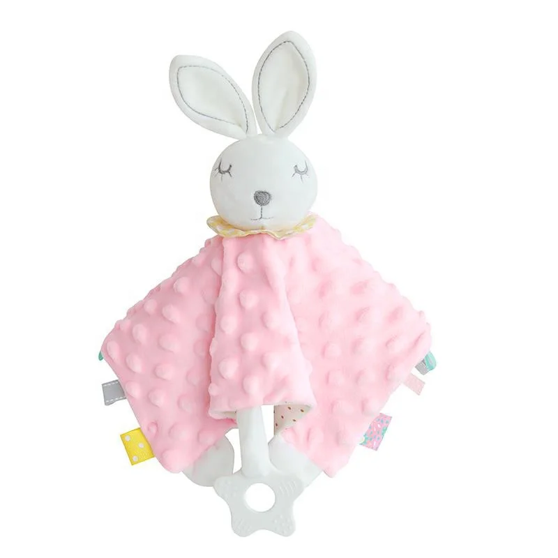 Baby blanket soft infant animal theme soft baby comforter sleeping partner baby soothing towel