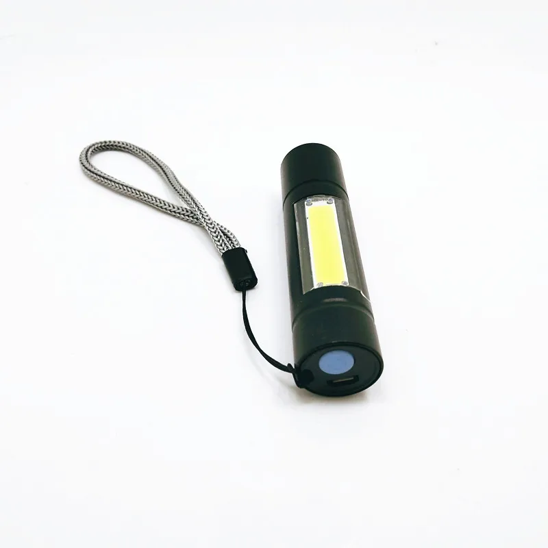 Mini flashlight waterproof LED USB rechargeable flashlight