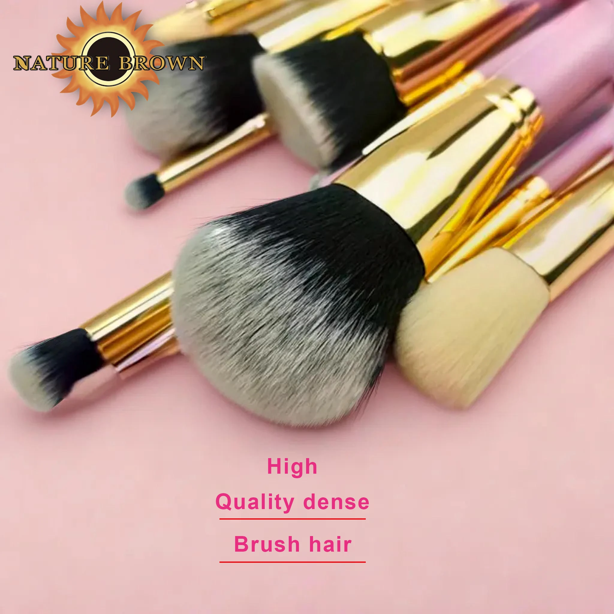 Discount Makeup Brush Set 15pcs Premium Cosmetic Brush Foundation Blush Concealer Eyeshadow Eyebrow Highlight Pink Make Up Brush