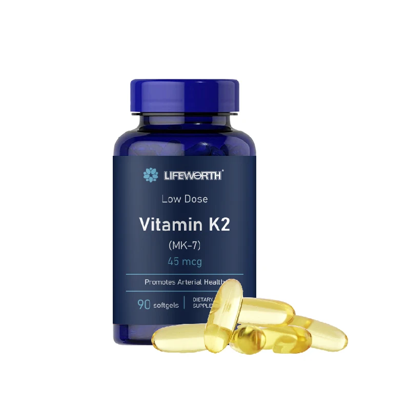 LIFEWORTH Vitamins Strong Bones and Healthy Heart Vitamin D3 K2 Liquid Drops Dietary Supplement