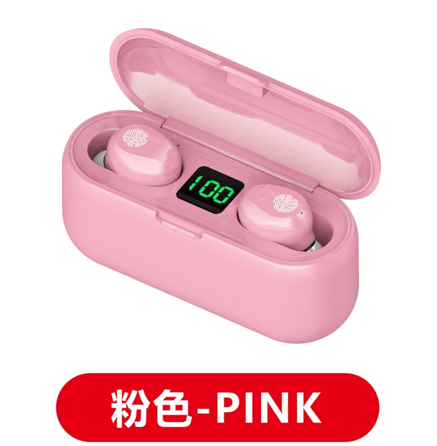 Zooming Factory Price Touch Control BT 5.3 Earbuds HiFi Stereo Headset IPX7 Waterproof TWS Wireless F9 Earphones