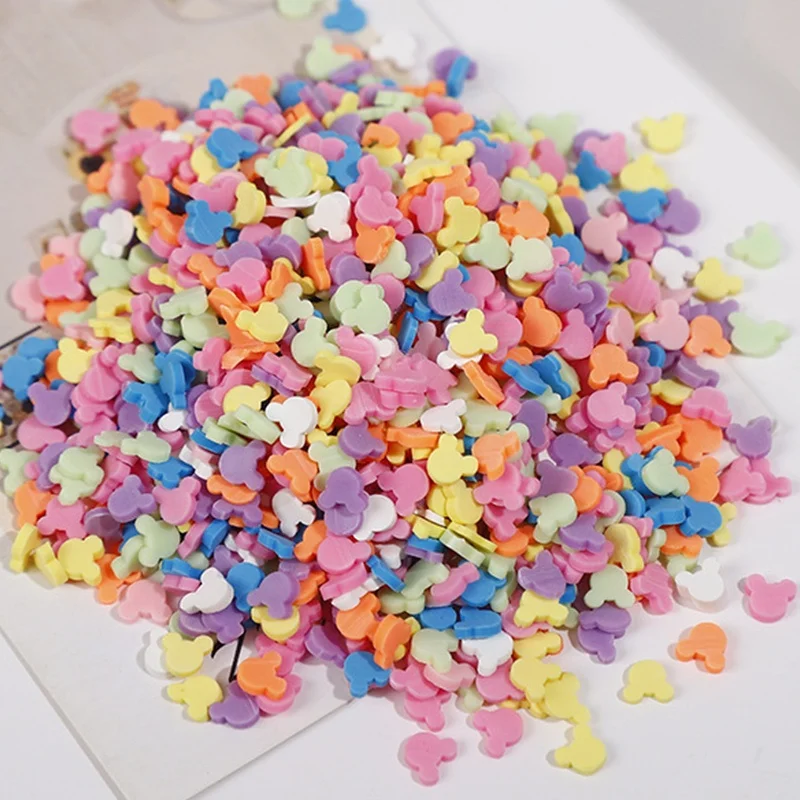 Cute Hot Selling Colorful Polymer Clay Sprinkles For Slime Crafts Making