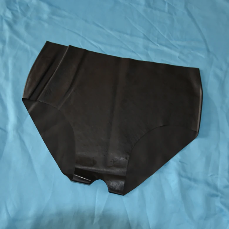 Wholesale Cheap Women Thong Sexy Costume Bedding Fetish Latex Briefs With Holes Latex Panty
