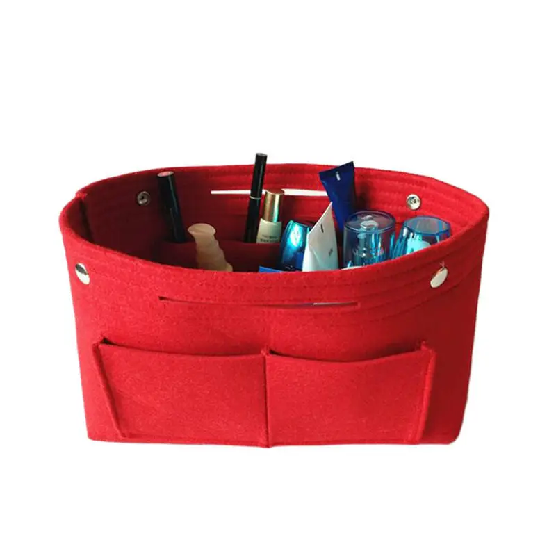 Felt Travel Bag Insert Liner Makeup Organiser Women Ace Organizers Handbag Pouch