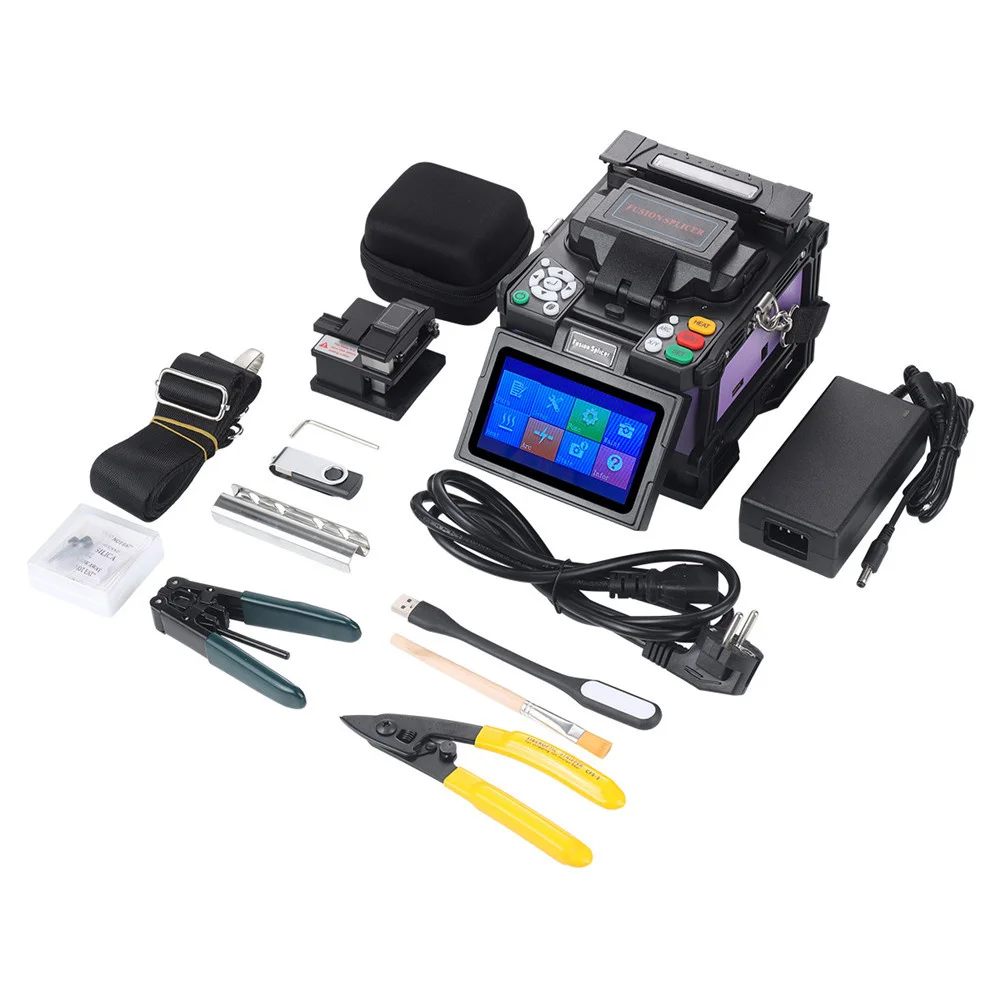 Competitive Price Auto Optical Splicing jilong fusion splicer kl 280 sturdy 6 motor fusion splicer