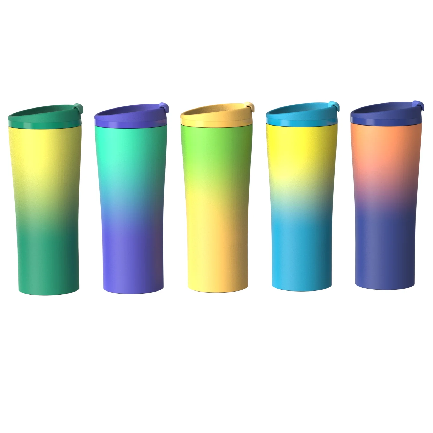 Лидер продаж, чашки с изменением цвета, кружка, изолированные градиентные бутылки для воды из нержавеющей стали