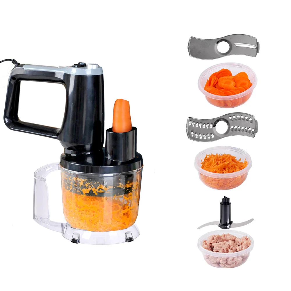 Electric automatic baby slicer meat food processor cube cutting machine maker various slicing disk vegetable bowl cutter