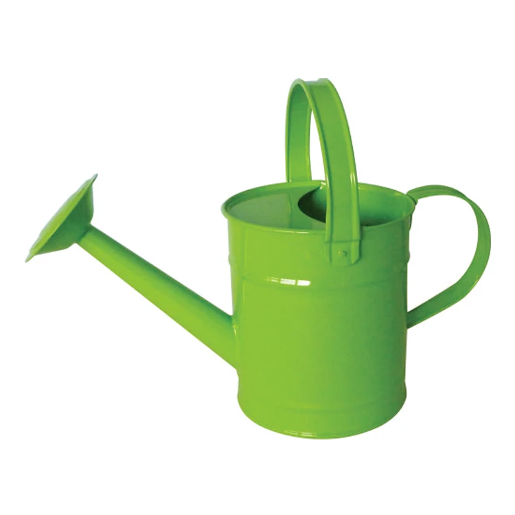 6L outdoor custom logo water pot metal mini watering can garden for children