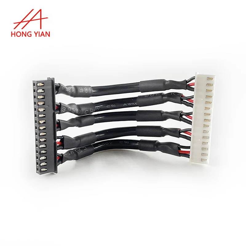 Assembly Cable Terminal Wire 2 3 4 5 6 7 8 10 Pins Black Complete  Wire Harness Connector