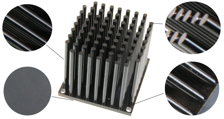 Copper Pin Fin Heatsink