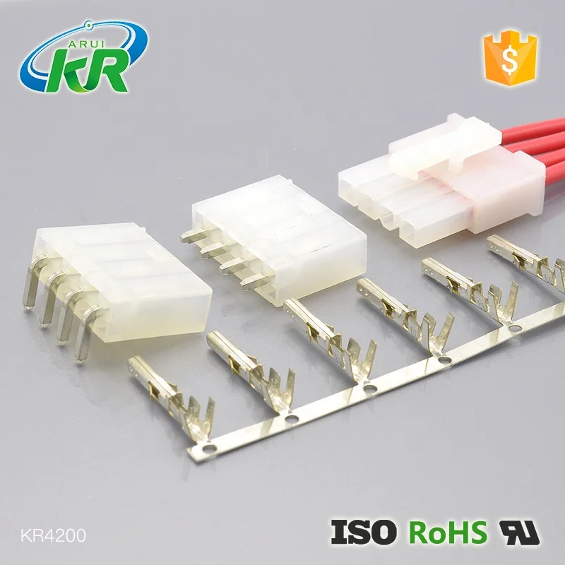 KR4200 4.2mm Pitch mini-fit ATX 5557 Female Male 2 3 4 5 6 Pin Wire to Board Electric Speaker Cable Connectors