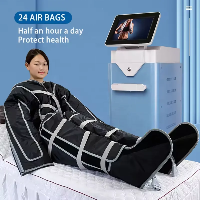 Health Care Body Massage 24 Chamber Full Body Lymphatic Drainage Pressotherapy System Machine