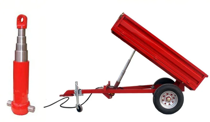 HCIC Durable Hydraulic Cylinder for Trailer Tilt Control Applications