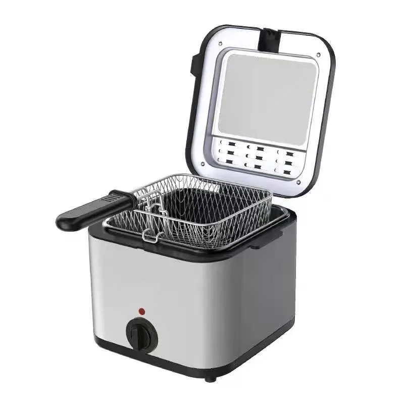 Automatic 2.5L Portable Chicken Deep Fryer Machine With Large Capacity for Cooking Home Use Mini Electronic Deep Fryer