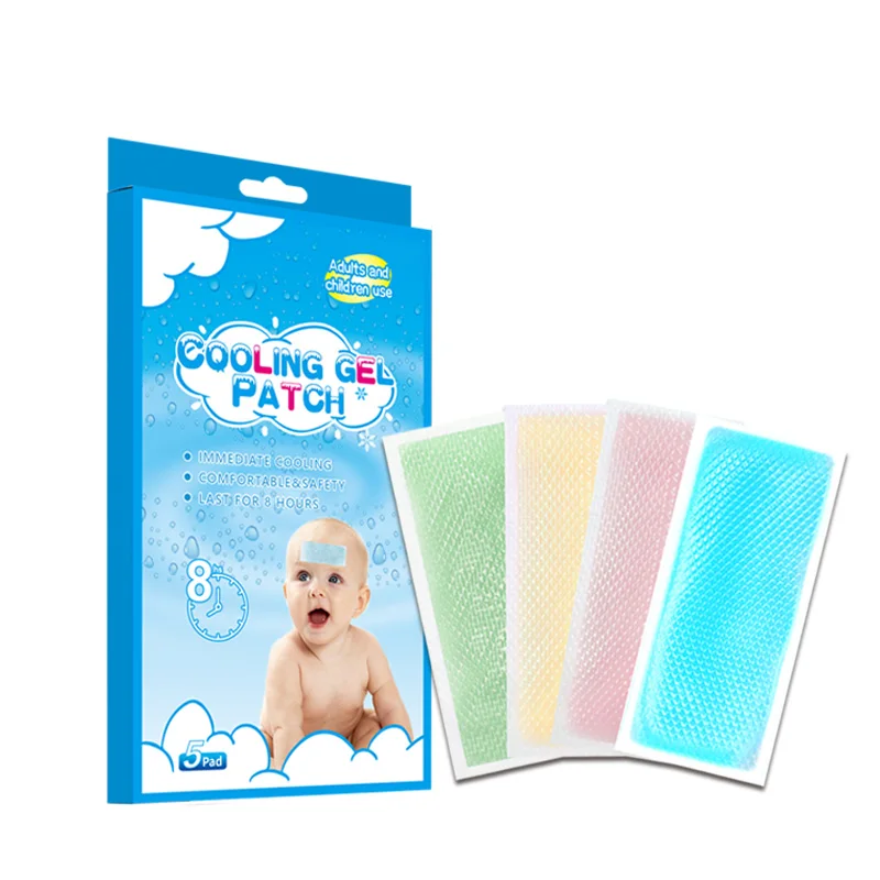 Customized Best Seller 2024 Cooling Gel Patch Professional Manufacturer Fever Reducing Patch Ice Cold Patch