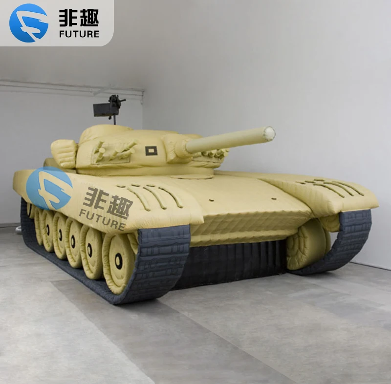 Надувной военный автомобиль приманка. Гигантский Камуфляжный Военный танк джунглей. Самолет и ракетная наживка для