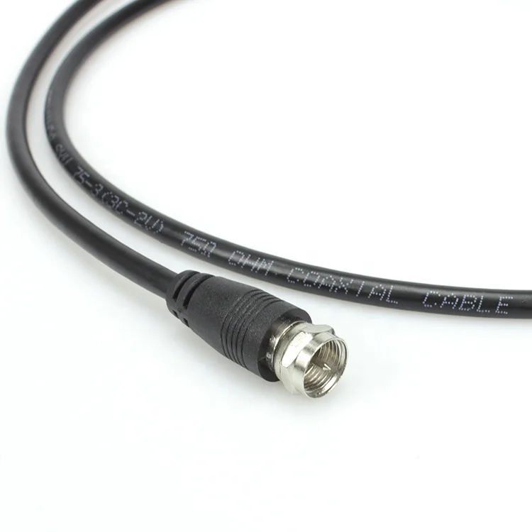 F jack Female to F Male Plug RF Coaxial RG59 RF Antenna  Cable F connector plug cable for TV