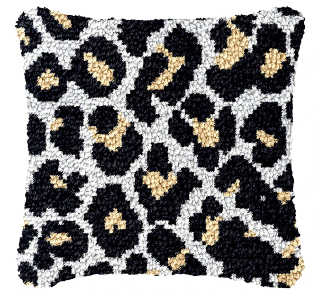 3D Segment Embroidery Pillow Latch Hook Handcraft Carpet Supplies Cushions Room, Animal Series latch hook kits