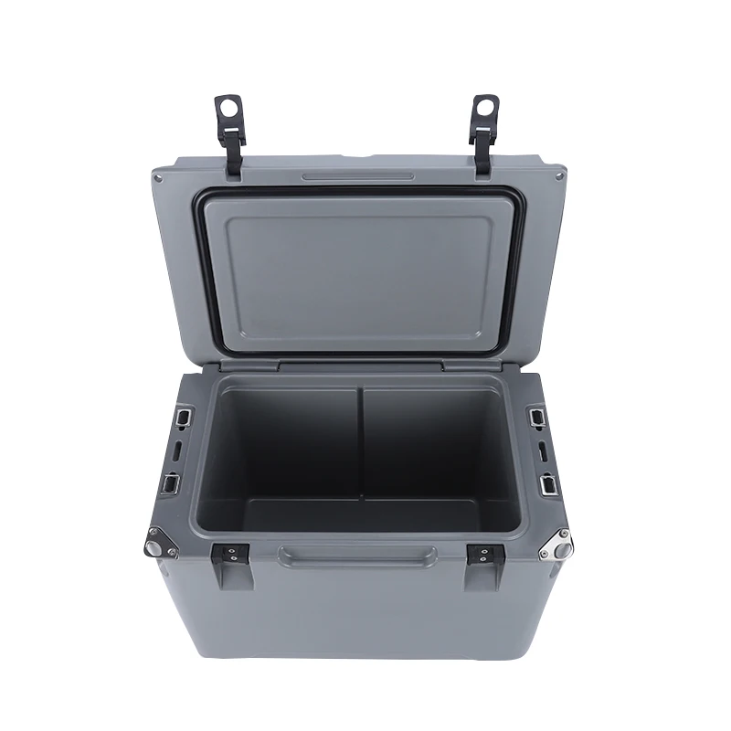 Wholesale manufacture outdoor camping insulated rotomolded cooler with custom logo printing