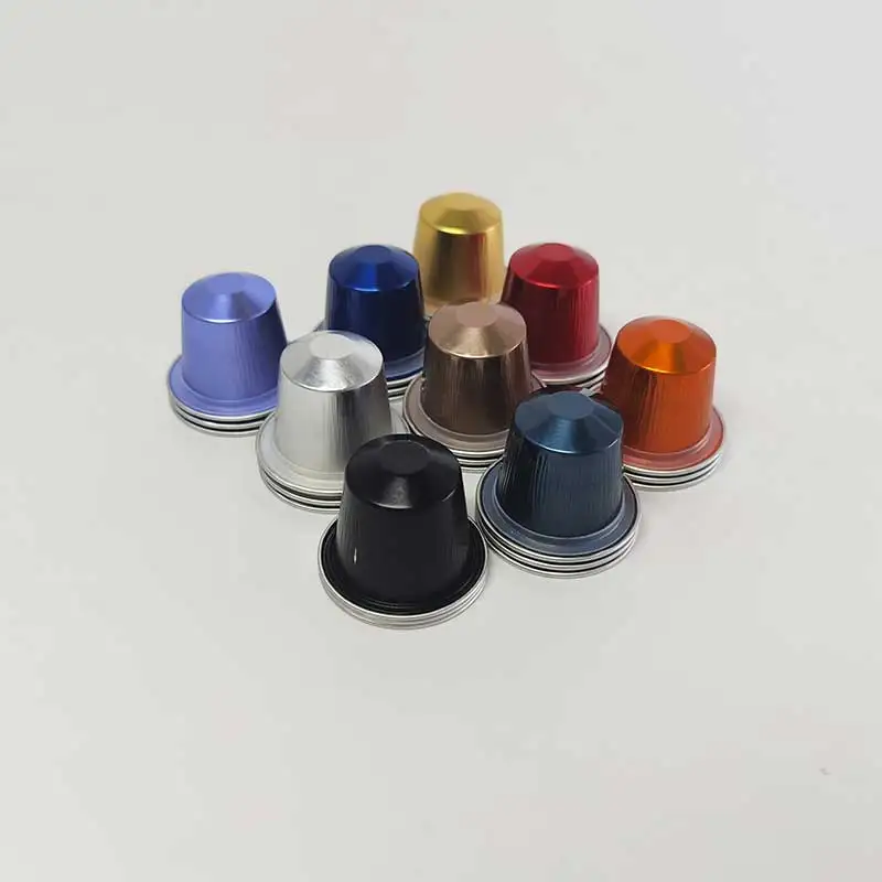 Высококачественные кофейные капсулы Nespresso кофейная капсула из алюминиевой фольги с крышкой
