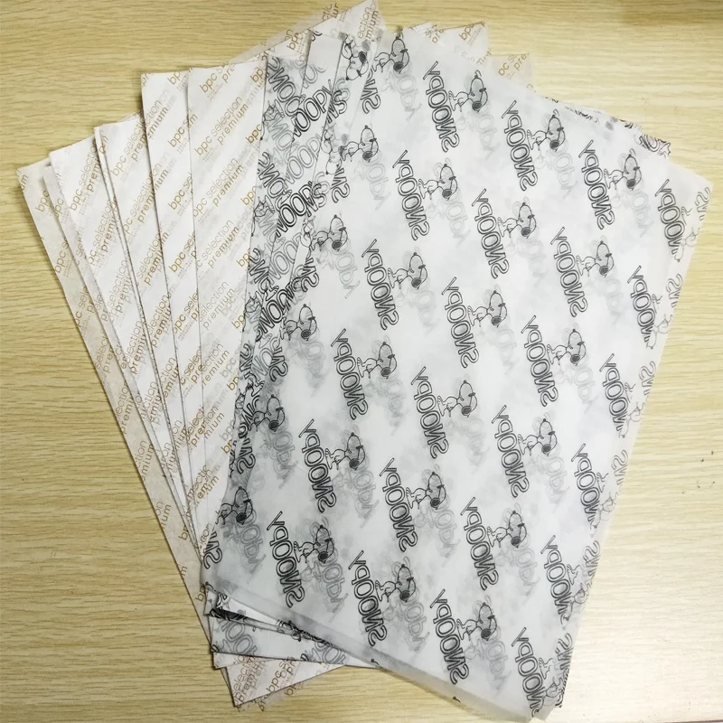 
Customized logo printing wrapping tissue paper for clothes 