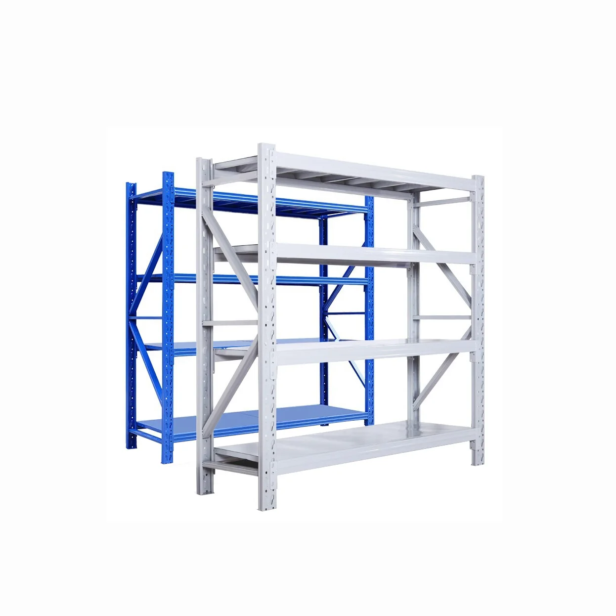 Racking Adjustable Warehouse Storage Medium Duty Rack Metal Boltless Shelf And Racks