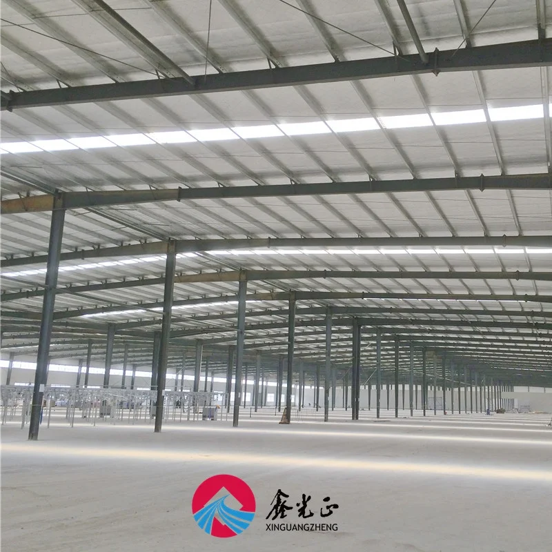 Steel large span high quality Prefab Sewing Workshop Construction Building