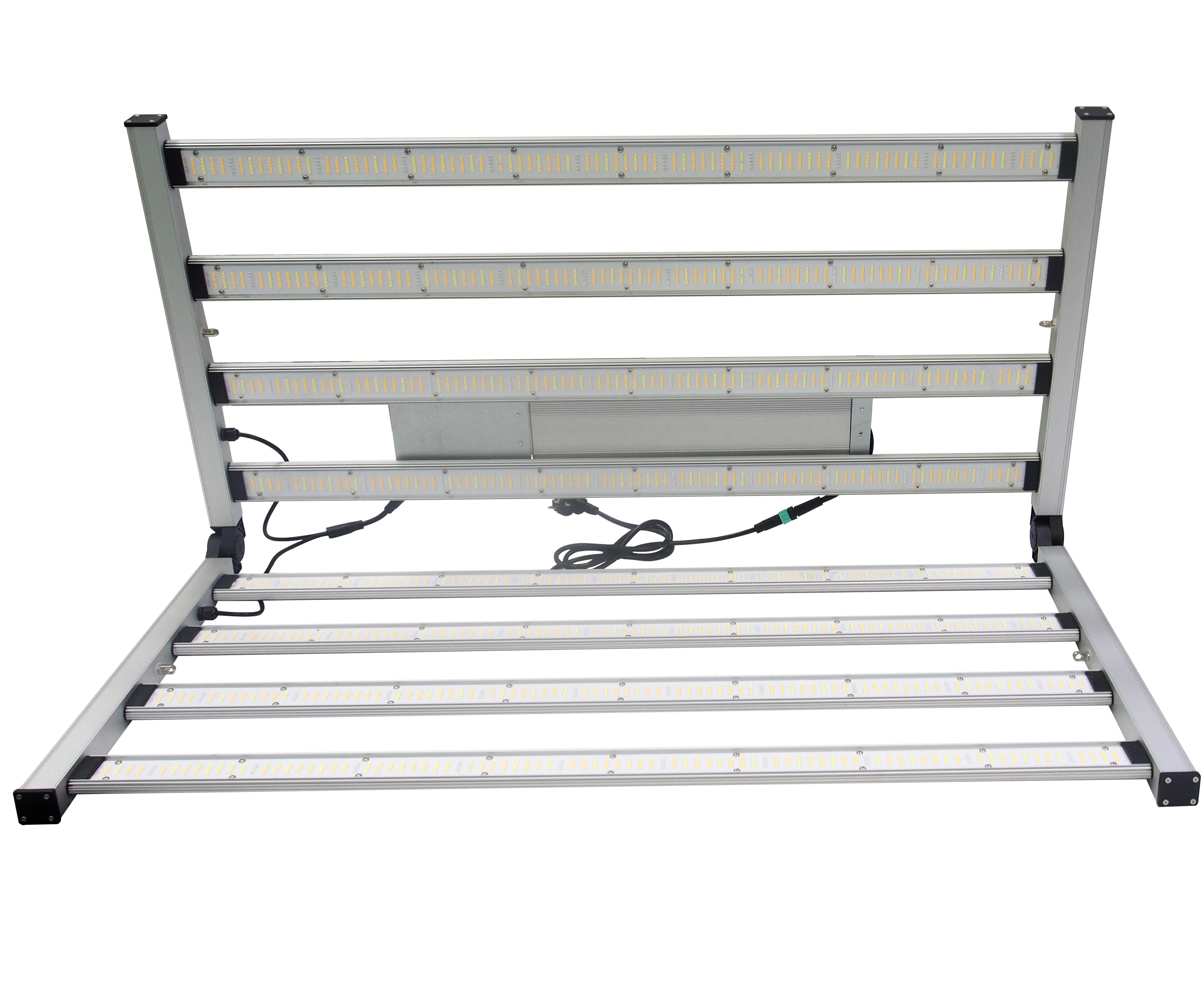 Indoor Agriculture Lighting 800W 8Bars 1000W Full  foldable dimming light bar display rack Led Grow Light