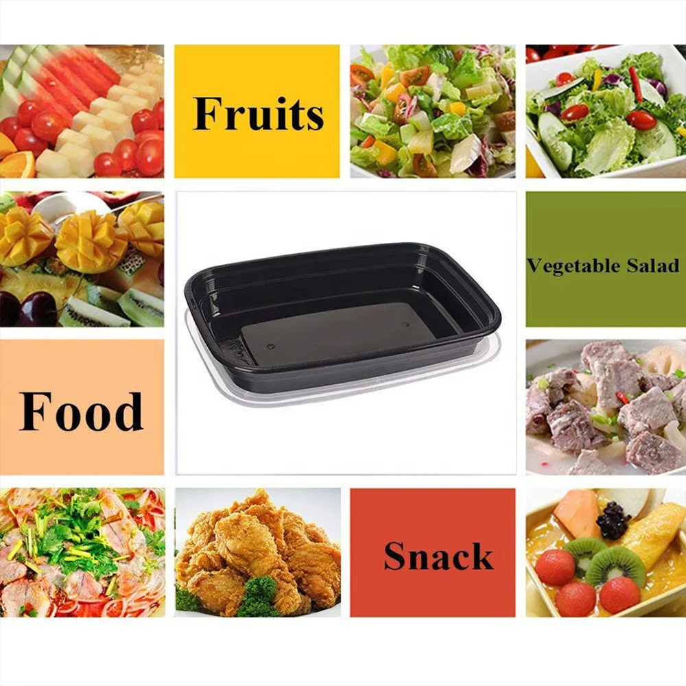 Customized With Lid Plastic  Food Tray