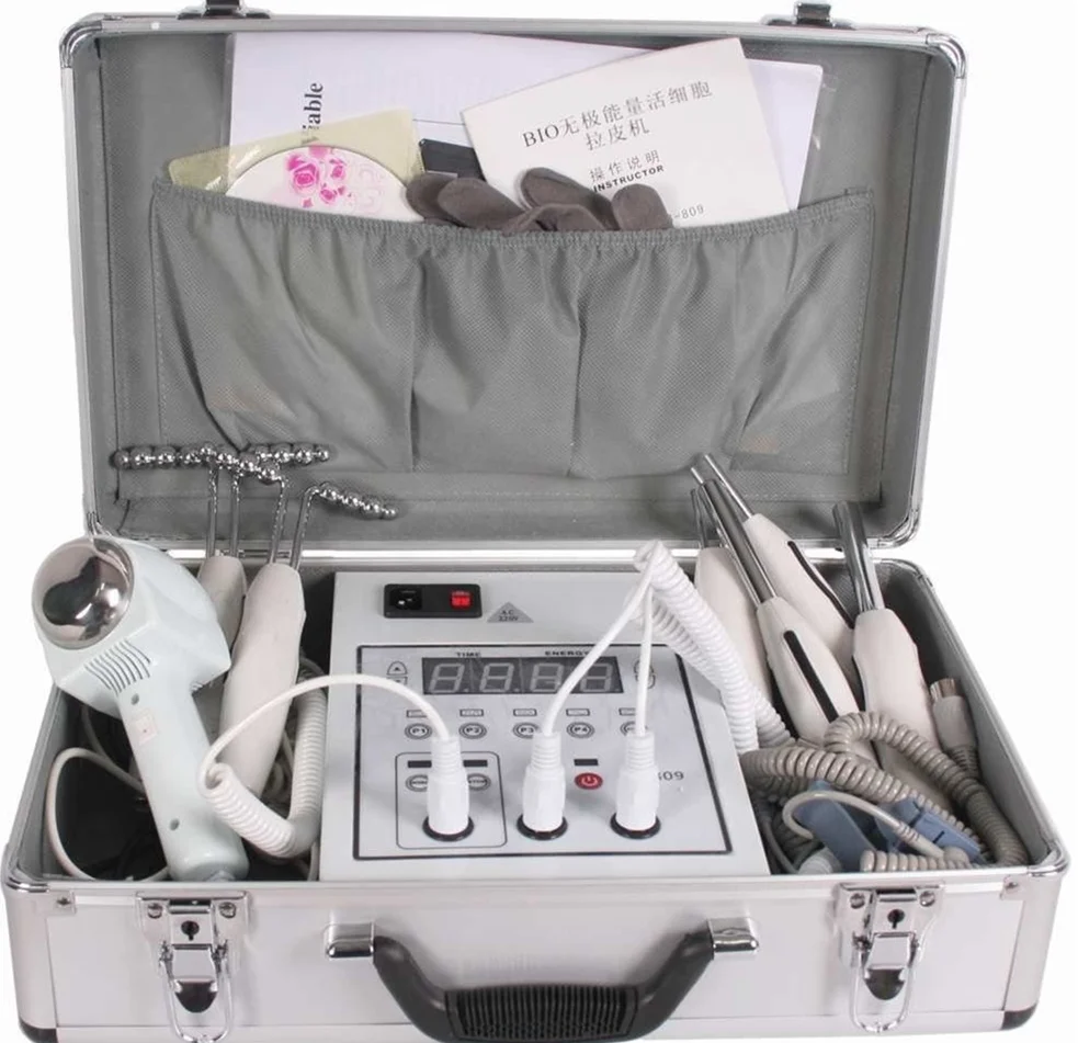 Home use Effectively mini Bio micro current facial skin tightening face lifting beauty device with hot cold hammer