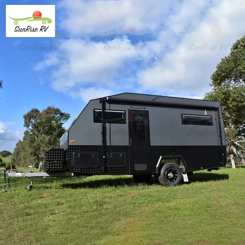 Лучший подходящий караван для продажи легкий наземный туристический ПРИЦЕП rv camper Гибридный игрушечный тягач 4x4 кемпер