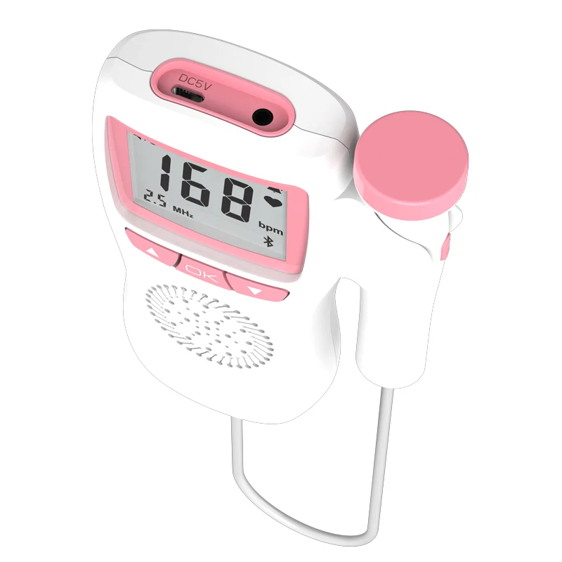 Factory Price Good Quality Fetal Doppler Baby Heart Monitor Colour Option Customized Fetal Doppler