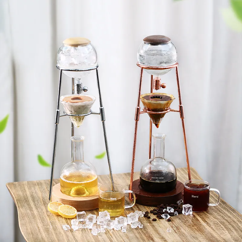 zeroHero Dingyuan cold coffee drip tower home cold coffee maker cold brew tower for Iced Coffee