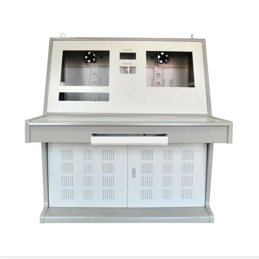 Custom Design Sheet Metal Traffic Control Console Command Console with Fabrication Features