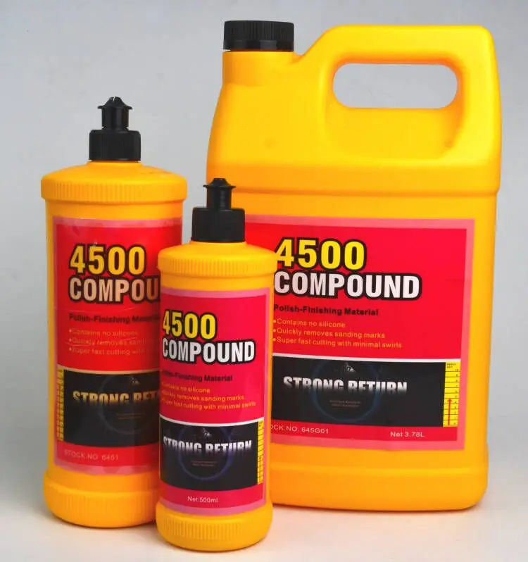 Stainless Steel white Polishing Wax metal polish compound Auto paint all in one compound 4500