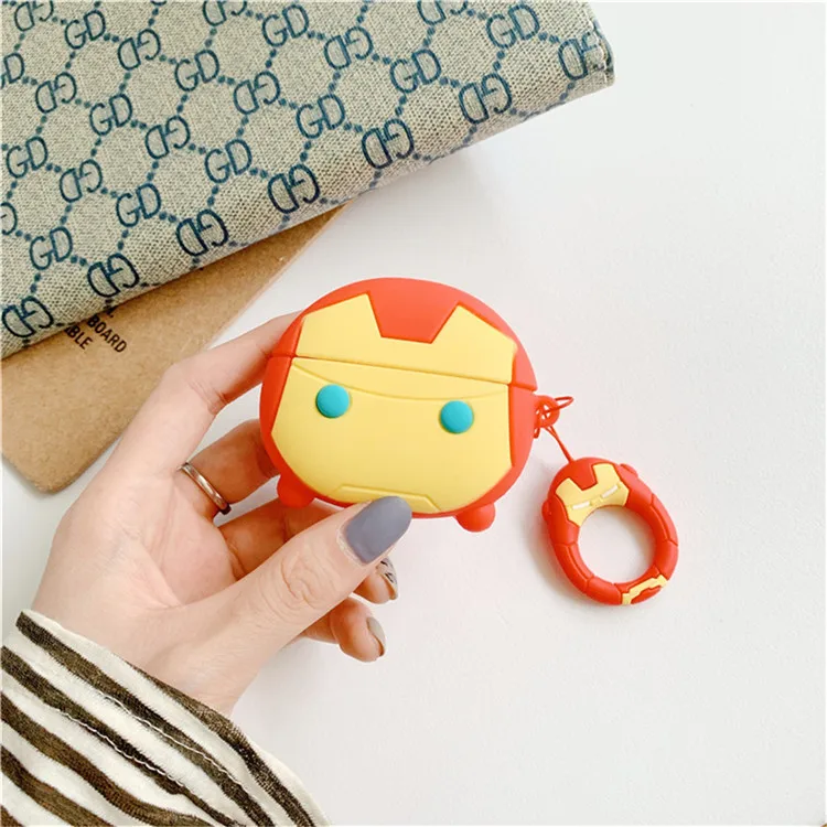 
Hot Sale Earphone Protective Cover Cool Cartoon Marvel For Iron Man For Star Wars For Airpods Case Pro 