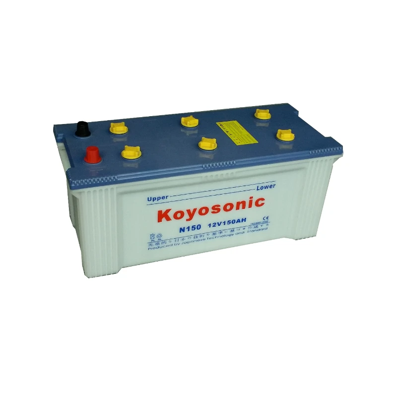 Korea quality N150 for starting reconditioned car batteries for sale