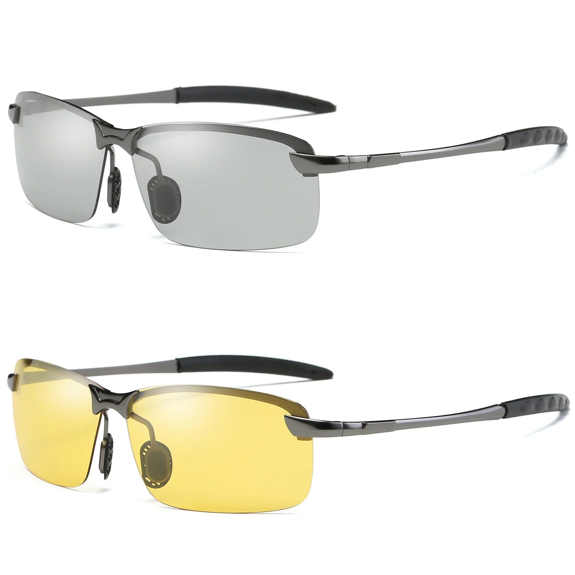 color change fast polarized lunettes photogray kaca mata fashion containers csi yoke neon square italian photochromic sunglasses