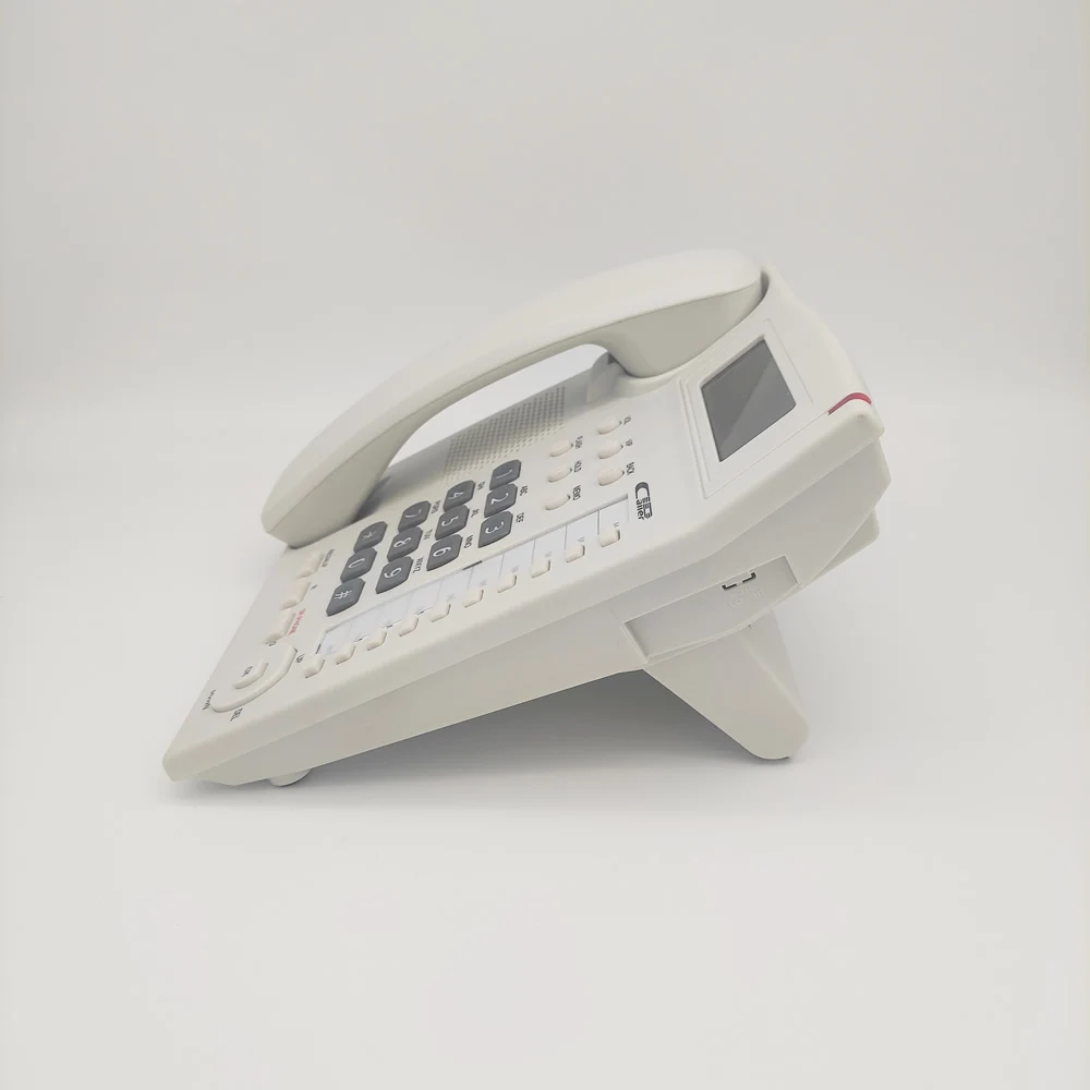 2022 высококачественный стационарный проводной телефонный номер памяти и быстродействующий ЖК-дисплей с кнопкой abs для дома