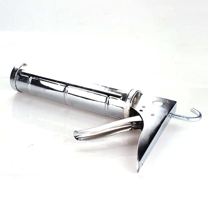 Cylinder type caulking glue silicone sealant skeleton caulking gun aluminum alloy