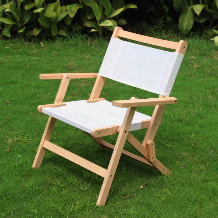 Naturtravel Coffee Garden Outdoor Camping Wood Beach Chair Pastoral Dinning Foldable Manufacturer Fishing Chair seat Furniture