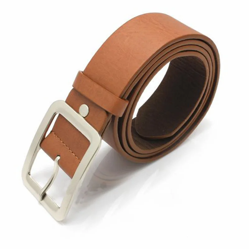 Zhejiang luxury high quality mens casual pin buckle pu leather belt