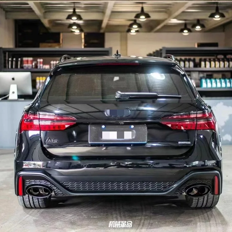 A6 S6 facelift RS6 Комплект кузова автомобильный бампер Avant allroad 2019- 2021 передний с решеткой и задним бампером для Audi
