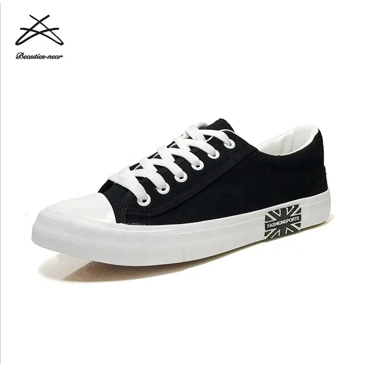 Hot Sale Casual Men Shoes and Sneakers Lace Up Canvas Shoes Men