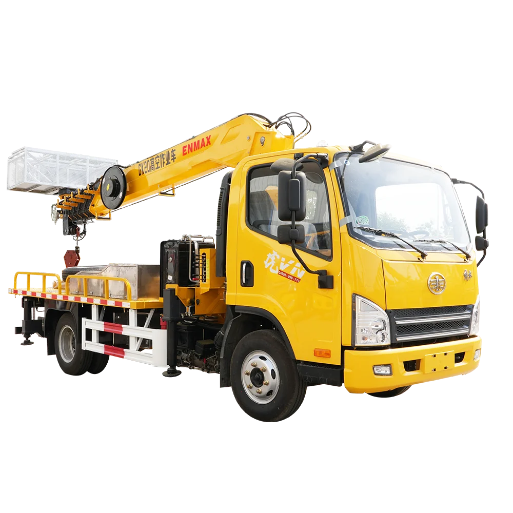 Rugged Popular Design Boom Arm Crane Truck Lift Truck Mounted Crane Aerial Work Platform Truck in Stock